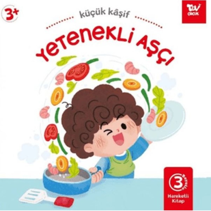 Hareketli Kitap 3D Küçük Kaşif  Yetenekli Aşcı