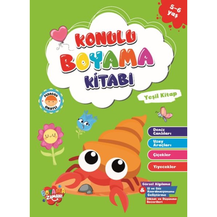 Konulu Boyama - YeşilKitap (5-6 Yaş)