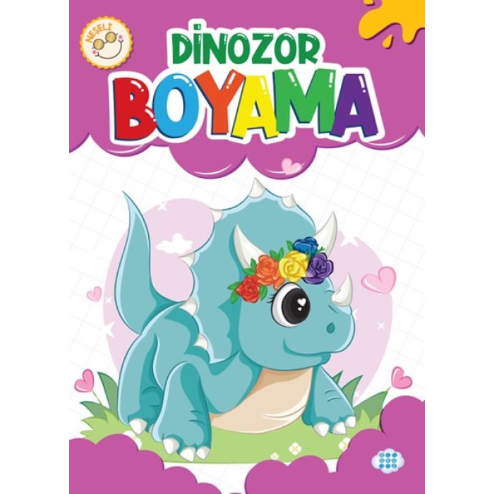 Neşeli Dinozor Boyama