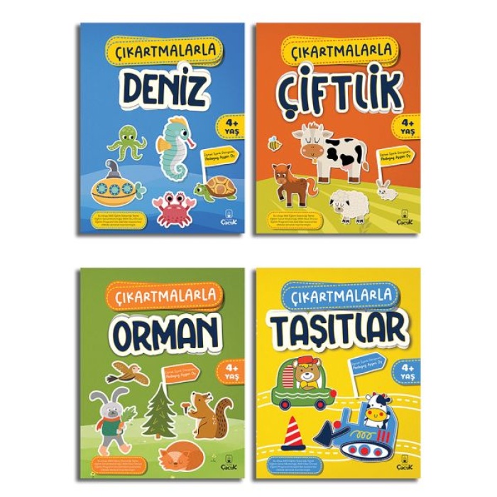 Çıkartmalarla Etkinlik Serisi (4Kitap)