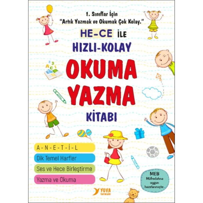 Hece Ile Hızlı Kolay Okuma Yazma Kitabı