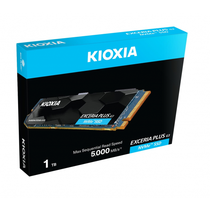 Kioxia Exceria Plus G3, Lsd10Z001Tg8, 1Tb, 5000/3900, Gen4, Nvme Pcie M.2 2280, Ssd