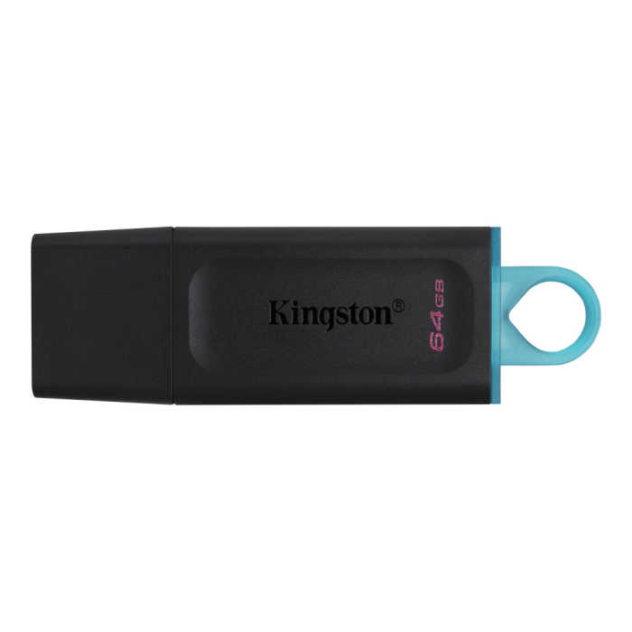 Kingston Dtx/64Gb Usb 3.2 Data Traveler Exodia  Gen 1 Flash Disk (Siyah - Turkuaz)