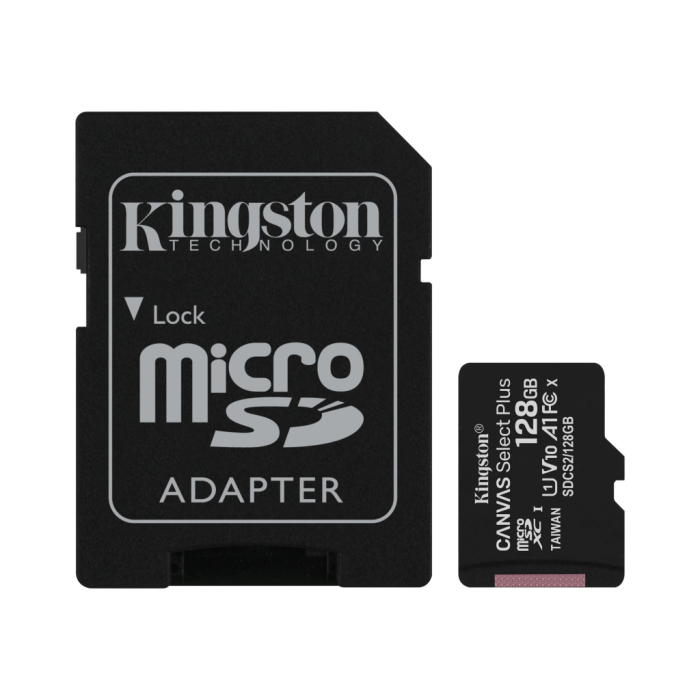 Kingston Sdcs2/128Gb, Canvas, Cl10, 100Mb/S, Microsd Kart Bellek (Sd Adaptörlü)