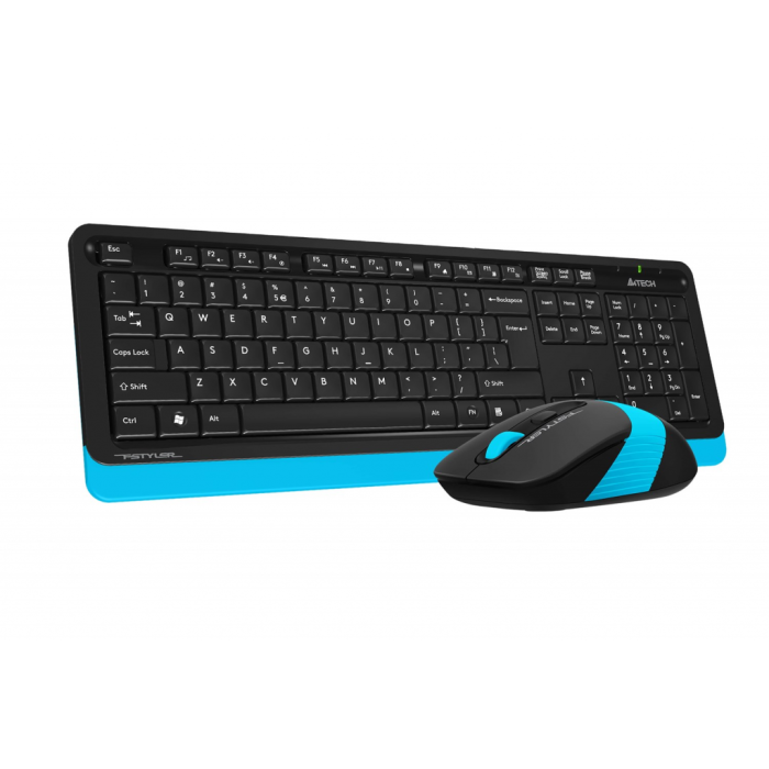 A4 Tech Fg1010 Mavi Fstyler Türkçe Q 2,4Ghz  Kablosuz Klavye Mouse Set