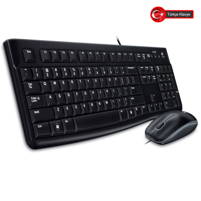 Mk120, 920-002560, Usb Kablolu, Türkçe Q, Klavye Mouse Set