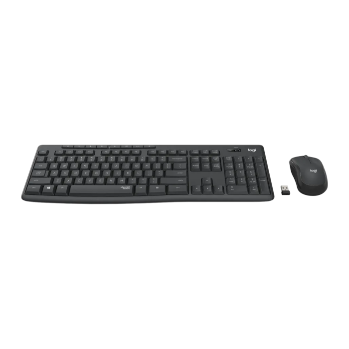 Mk295 Siyah, 920-009804, Kablosuz, Türkçe Q, Klavye Mouse Set