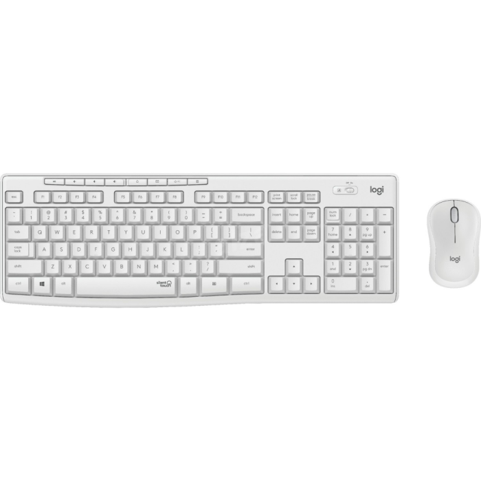 Mk295 Beyaz, 920-010089, Kablosuz, Türkçe Q, Klavye Mouse Set