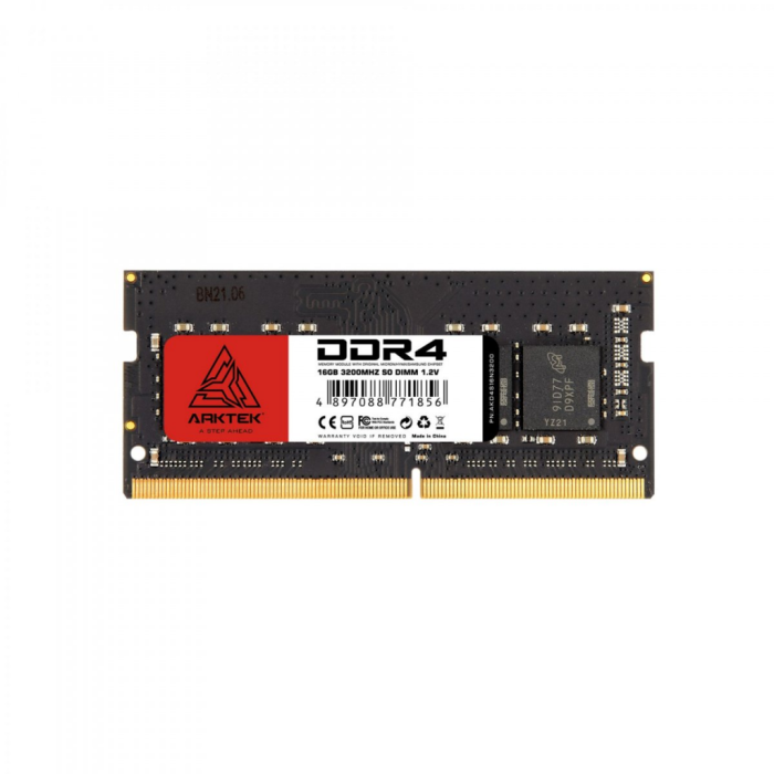 Arktek Akd4S16N3200, 16Gb, Ddr4, 3200Mhz, 1,2V, Cl22, Notebook, Sodimm Ram