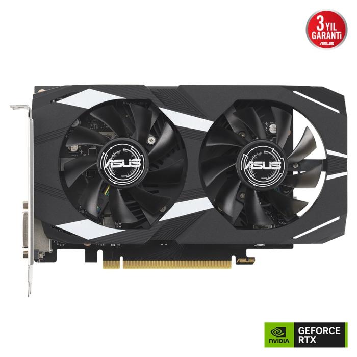 Asus Dual-Rtx3050-O6G, 6Gb, Gddr6, 96Bit, 1Xhdmi, 1Xdp, 1Xdvi Gaming Ekran Kartı