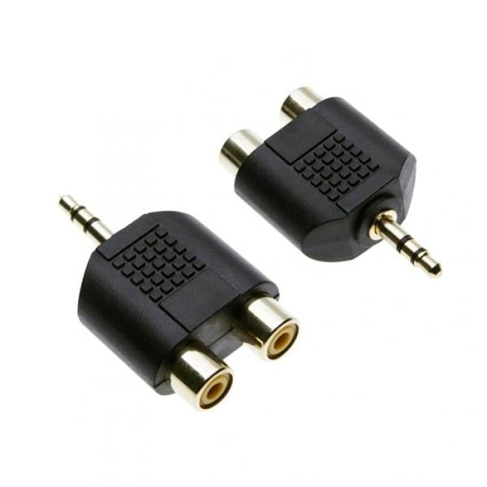 Çevirici Jack 3.5Mm Stereo Erkek 2 Rca Dişi