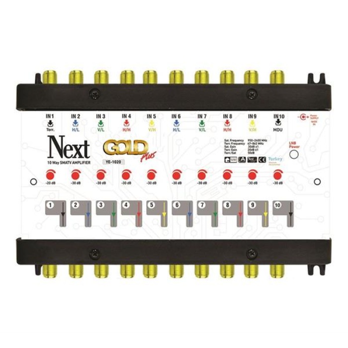 Ye-1020 Anten Santral Amplifier Yükseltici Ayarlı 30Db