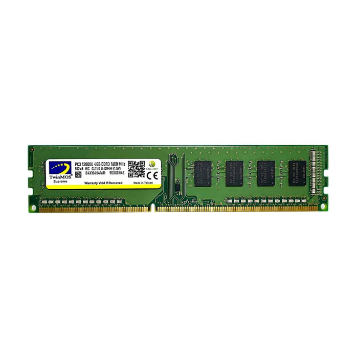 Twinmos Mdd34Gb1600D, 4Gb, Ddr3, 1600Mhz, 1.5V Desktop Ram