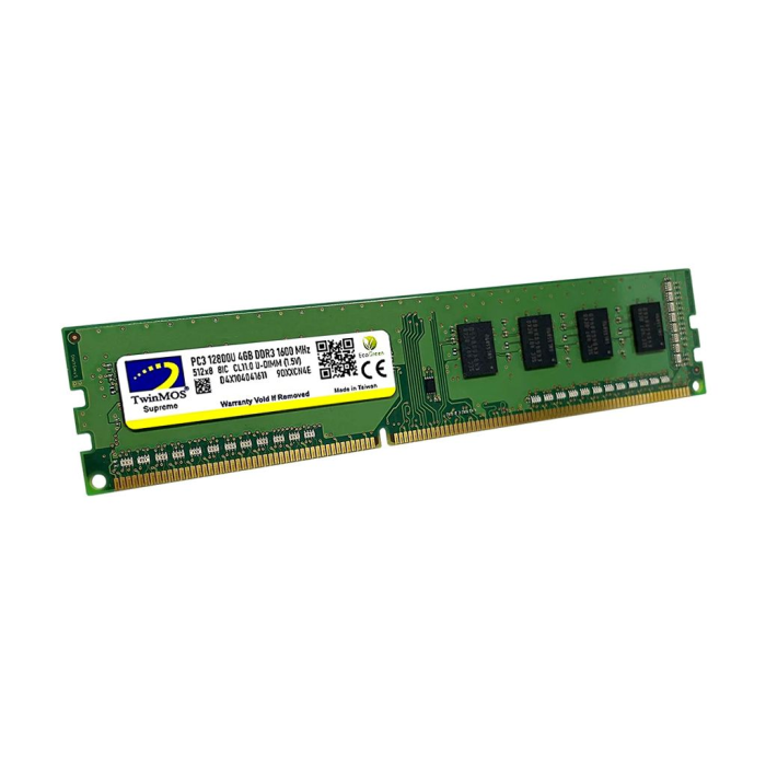 Twinmos Mdd34Gb1600D, 4Gb, Ddr3, 1600Mhz, 1.5V Desktop Ram