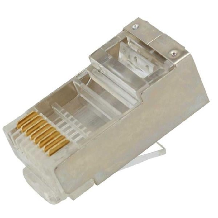 Pm-2334 8P/8C Shield Rj45 Cat5 Metal Uç (100Lü Paket)