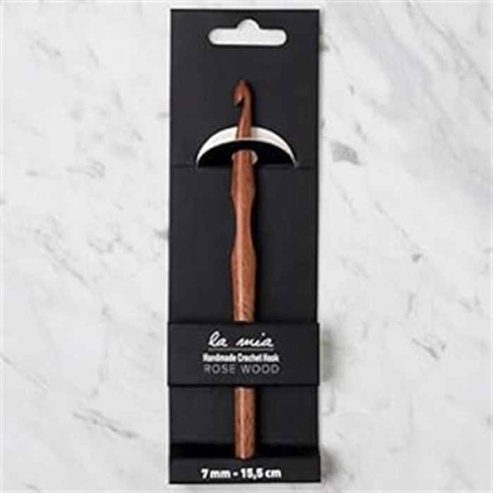 La Mia Rosewood El Yapımı Ahşap Tığ 7.0 Mm 15.5 Cm (6.1 Inch)