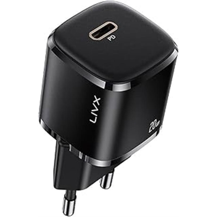 Livx Rapid 20W Usb-C Type C Mini Pd Hızlı Şarj Cihazı Güç Adaptörü Tip C L23