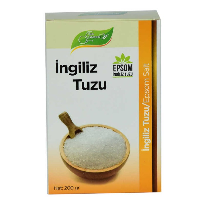 İngiliz Tuzu Yenilebilir Epsom Salt Magzenyum Sülfat 200 Gr