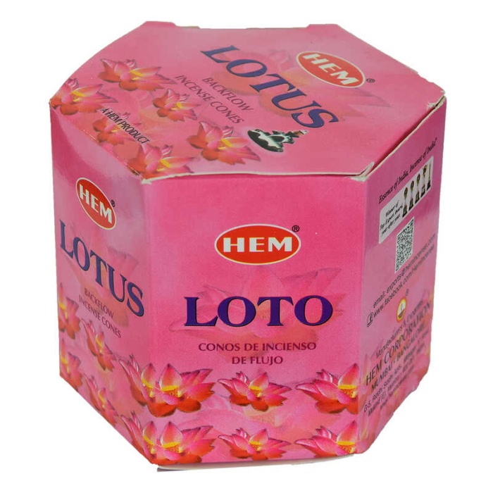 Geri Akış Şelale Nilüfer Kokulu 40 Konik Tütsü - Lotus Backflow Incense Cones