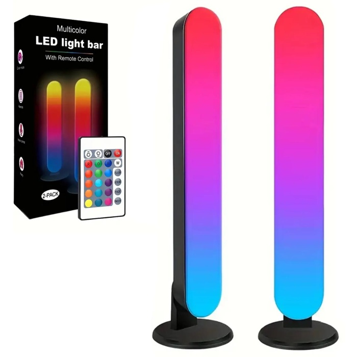 Akilli Led Çubuğu 2Li̇ Kumandali Pi̇xel Rgb Işik