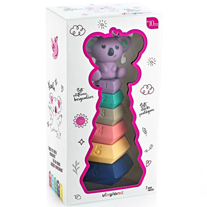 Vinyland Soft Beşgen Halkalar Koala 7Li Set 661884