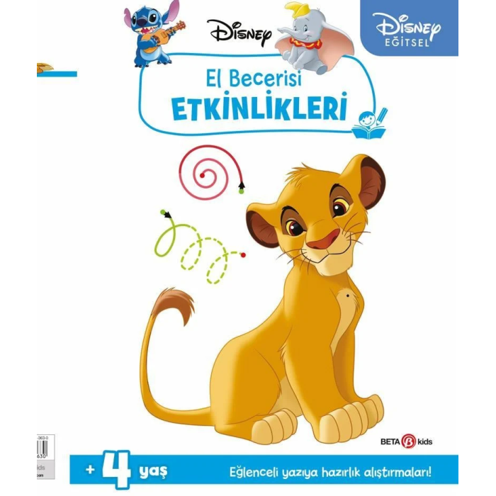 Disney Eğitsel Simba El Becerisi Etkinlikleri Yazıya Hazırlık