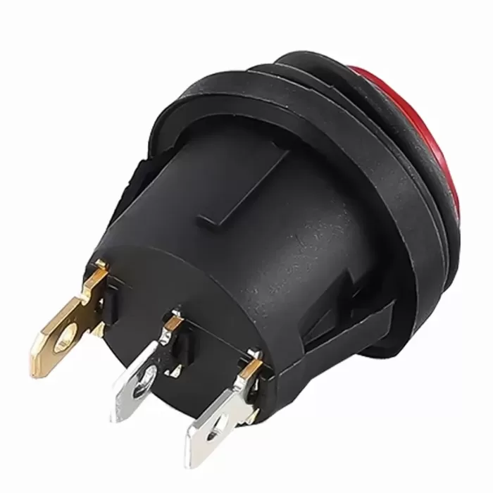 Ic-131W Yuvarlak 220 Volt Işikli Su Geçi̇rmez On/Off Anahtar (4172)