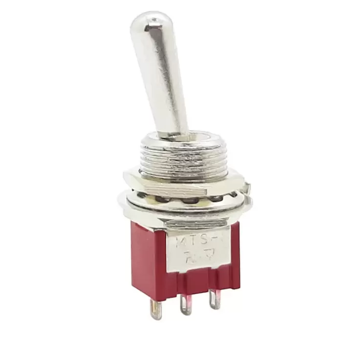 Toggle Swi̇tch On-Off Ø12Mm Mts-102L (Ic-148E) (4172)