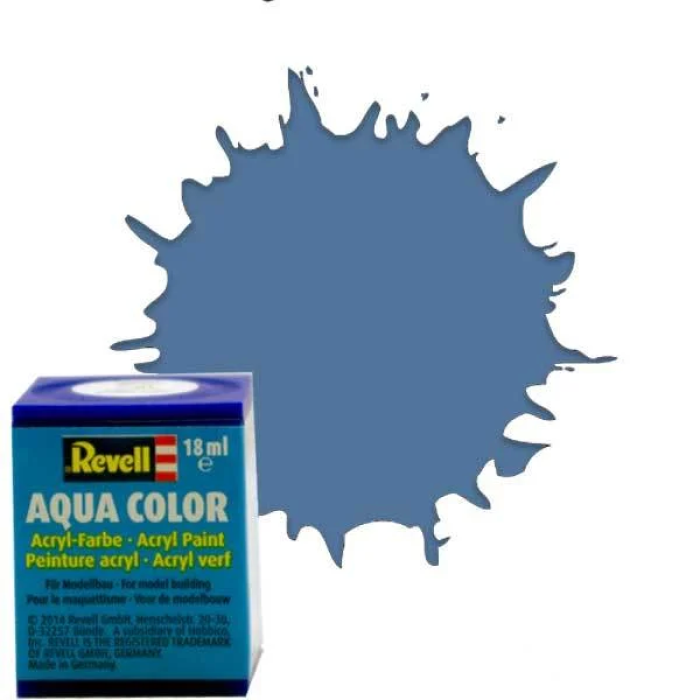 79 -Aqua Color Greyish Blue - Mat Boya- 18 Ml