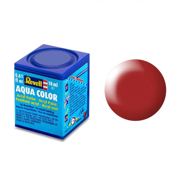 330 - Aqua Color Fiery Red Silk - Mat Boya- 18 Ml