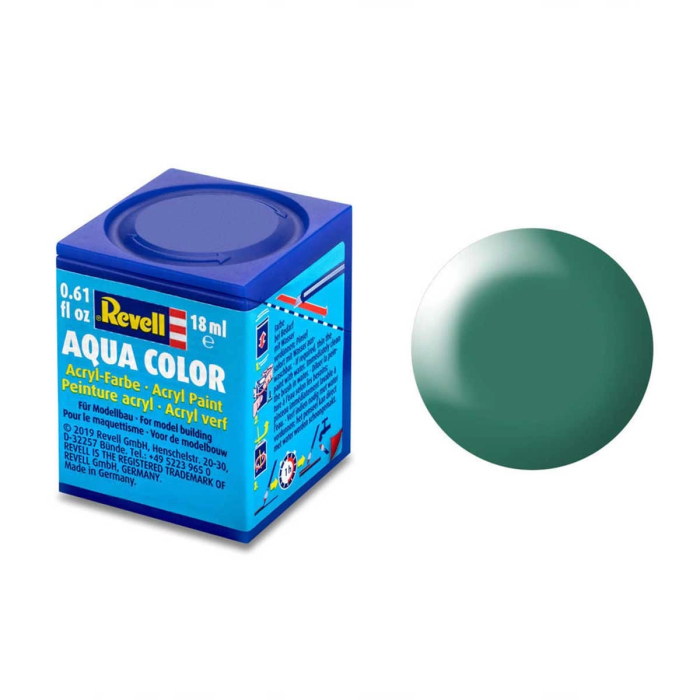 365 - Aqua Color Patina Green Silk - Acrylic Boya- 18 Ml