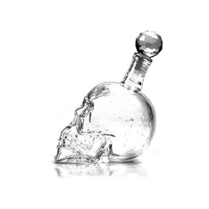 Crystal Head Kuru Kafa Cam Şişe 350 Ml