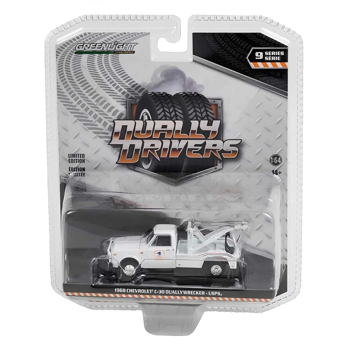 1/64 1968 Chevrolet C-30 Dually Wrecker Usps