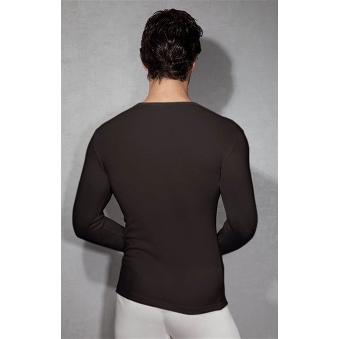 Erkek  Yuvarlak Yaka Uzun Kol T Shirt 2965