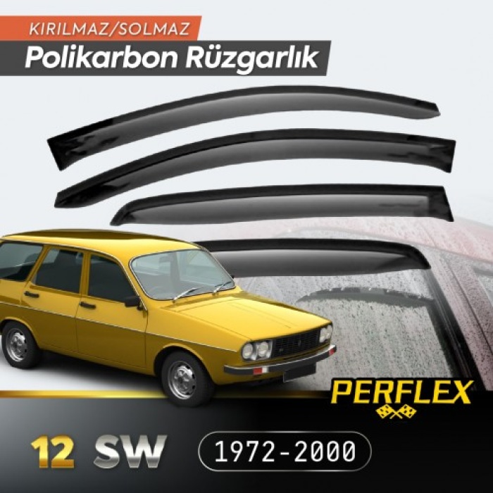 Renault 12 Sw 1972-2000 Cam Rüzgarlığı V2 Mugen