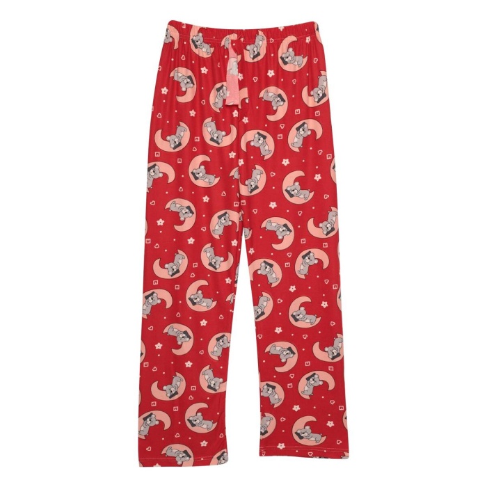 Figürlü Kadın Pijama Altı 0708 Kod/Renk: Kırmızı