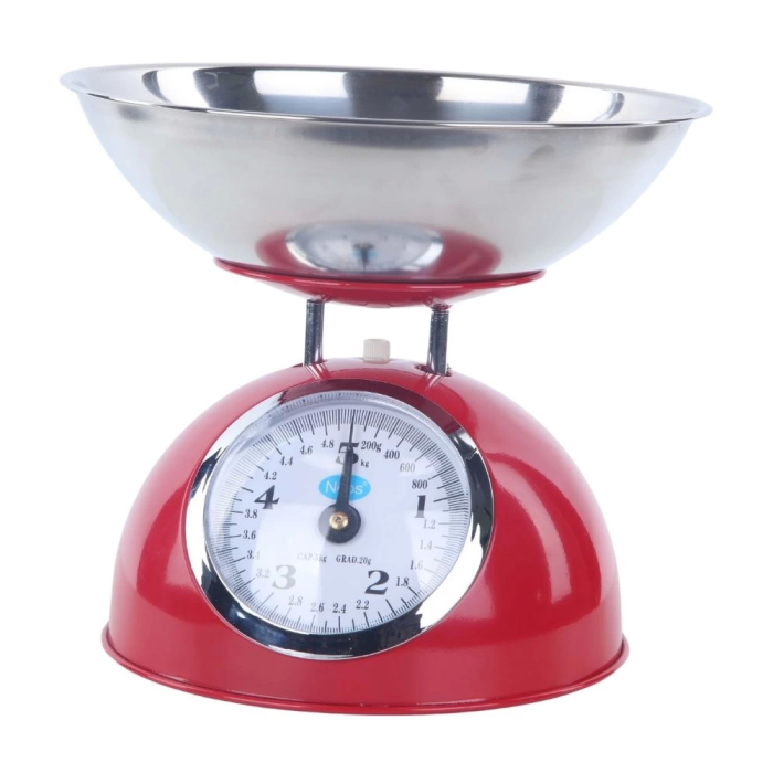Paslanmaz Çelik 5 Kg Kapasiteli Mekanik İnce Ayar Terazi Kod/Renk: Hassas Ve Dayanıklı Tartım