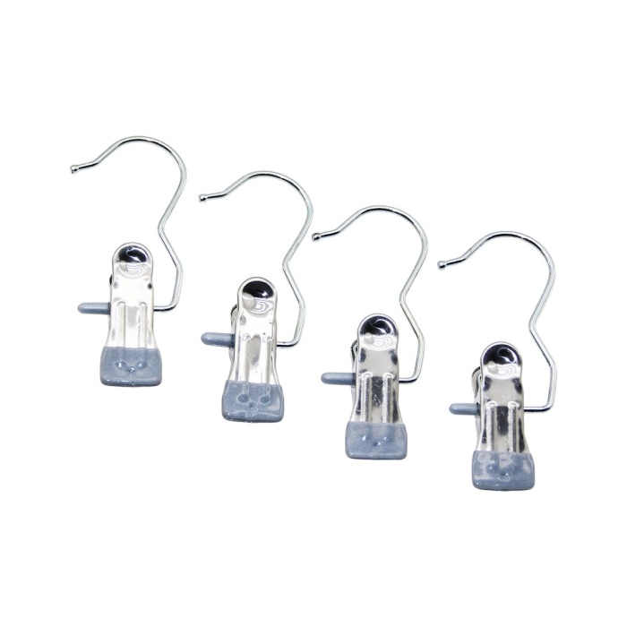 4 Pcs Kiskaçli Taşinabi̇li̇r Çok Amaçli Tekli̇ - Metal Aski Si̇li̇kon Kilif Uçlu (4172)