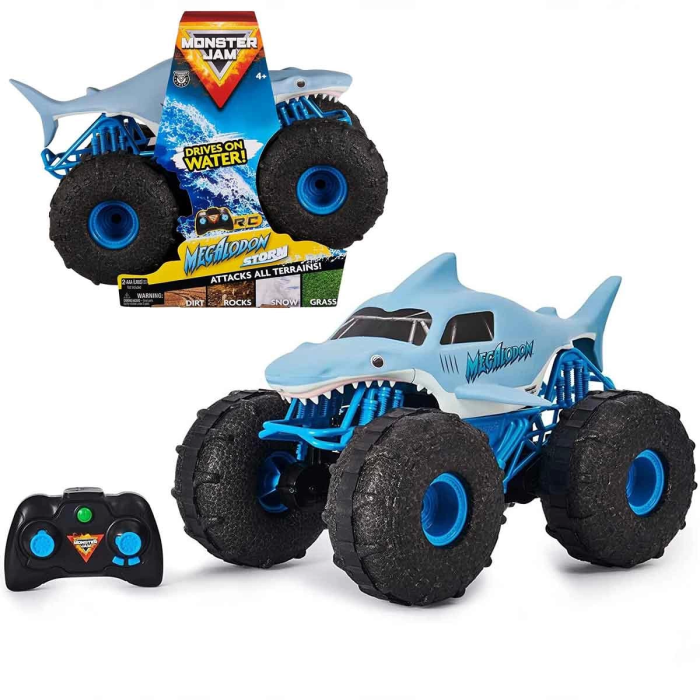 1:15 Monster Jam Megalodon Storm Kumandalı Amfibi Araç