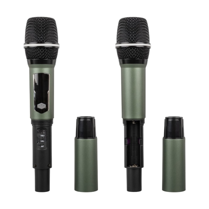 Uhf Ekranli 1 El Kablosuz Telsi̇z Mi̇krofon Cp-111 (4172)