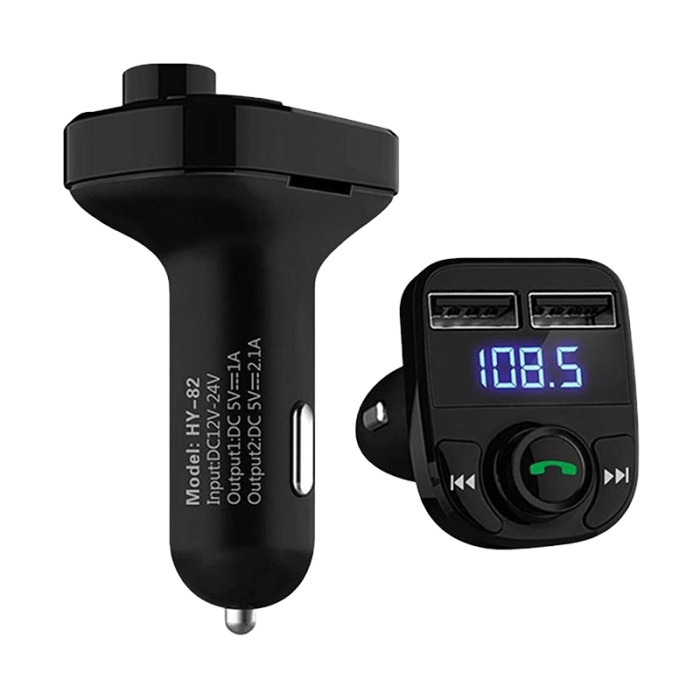 Hello Hl-19680 X8 Handsfree Çi̇ft Usb/Sd/Bluetooth 12-24 Volt Fm Transmitter (4172)