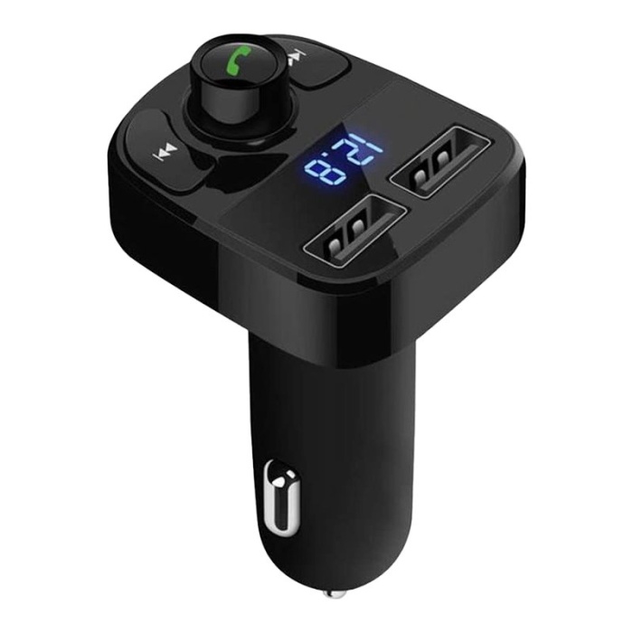 Hello Hl-19680 X8 Handsfree Çi̇ft Usb/Sd/Bluetooth 12-24 Volt Fm Transmitter (4172)