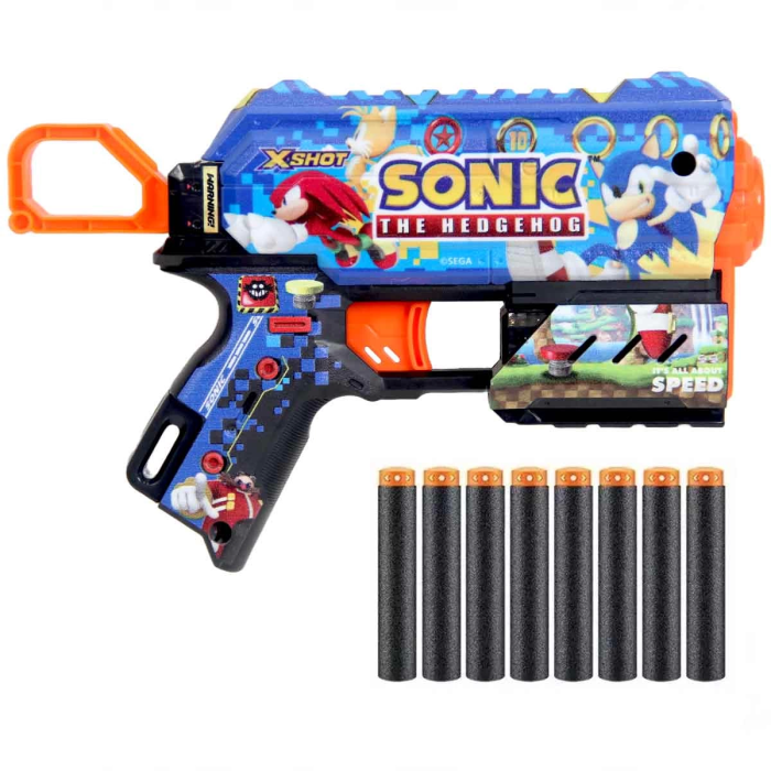 X-Shot Skins Sonic Dart Fırlatıcı 8 Dartlı