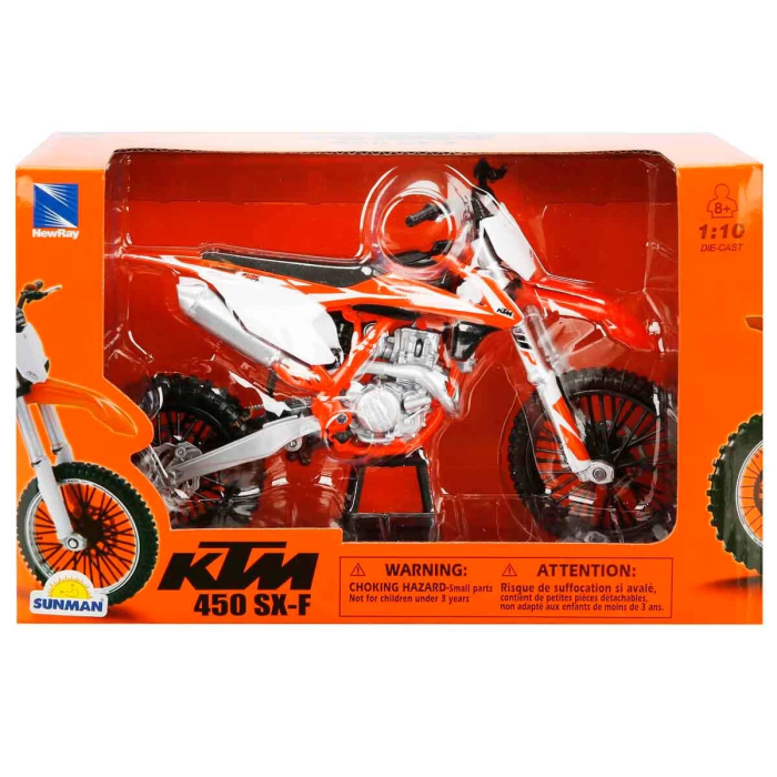 Sunman 1:10 Ktm 450 Sx-F 2014  -  20 Cm Model Motor