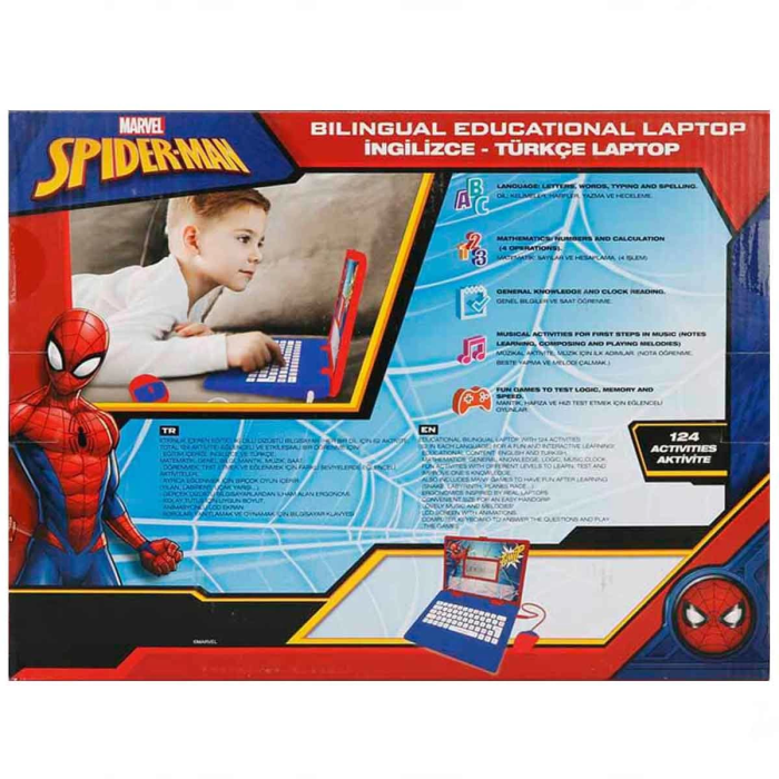 Spiderman İngilizce Türkçe Laptop