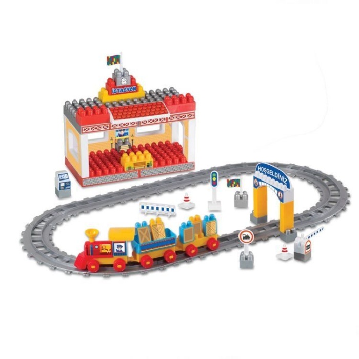 Raylı Tren Set 65 Parça