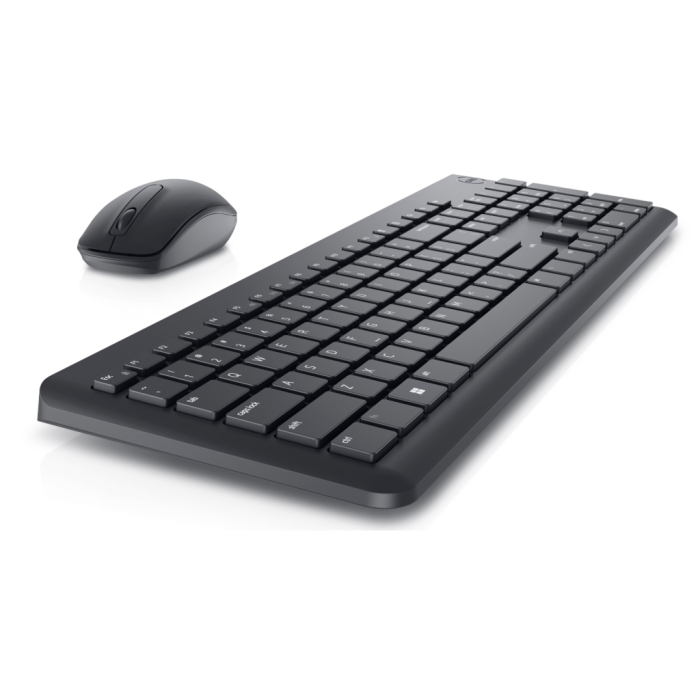 Dell Wireless, Km3322W-R-Tur, Siyah, Kablosuz, Türkçe Q, Multimedya, Klavye +Mouse Set