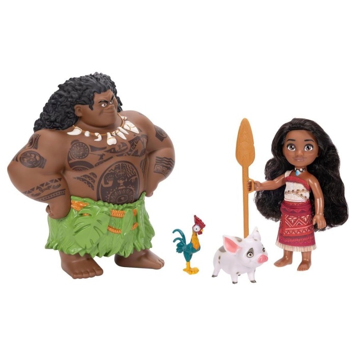 Jkp 237556 Disney Moana - 15 Cm Maui & Moana Ve Arkadaşları  Set