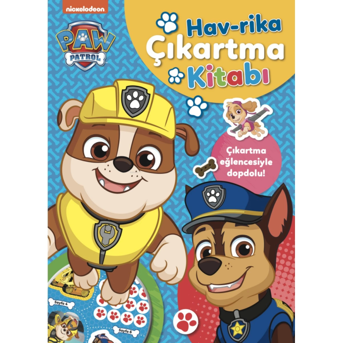 Paw Patrol Hav-Rika Çıkartma Kitabı 38109Bt