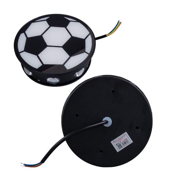 Powermaster Pm-24456 Gün Işiği - Kirmizi Futbol Topu Dekorati̇f Led Duvar Apli̇k